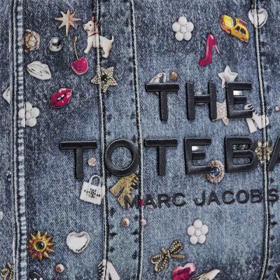 THE TROMPE L'OEIL TRINKET CANVAS MEDIUM TOTE BAG